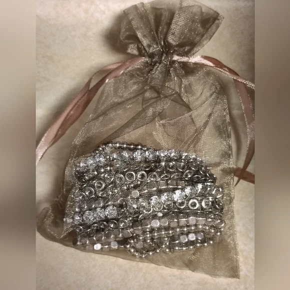 Forever 21 Beaded Stretch Bracelet - Picture 4 of 7